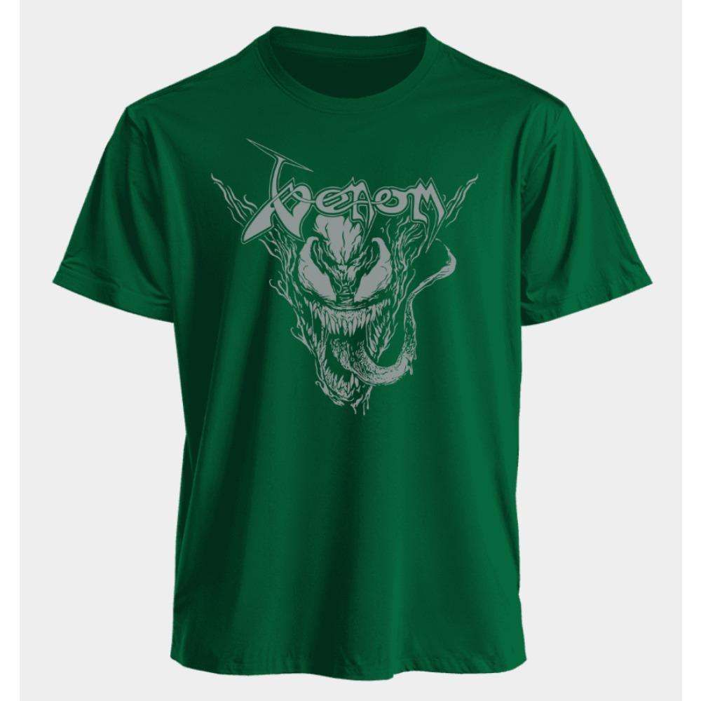 Men's and Women's T-shirts Venom Summer American Spring and Autumn Casual Sporty Punk Harajuku Fashion Short Sleeves