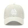 [Dog Lover Baseball Cap] Cream Letter Print Polyester Adjustable Breathable Casual Outdoor Sports Baseball Hat For Men Women