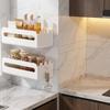 Plastic Tissue Storage Rack No Drilling Refrigerator Tissue Organizer  for Napkin