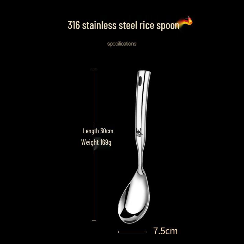 Hanyou Large 316 Stainless Steel Serving Ladle
