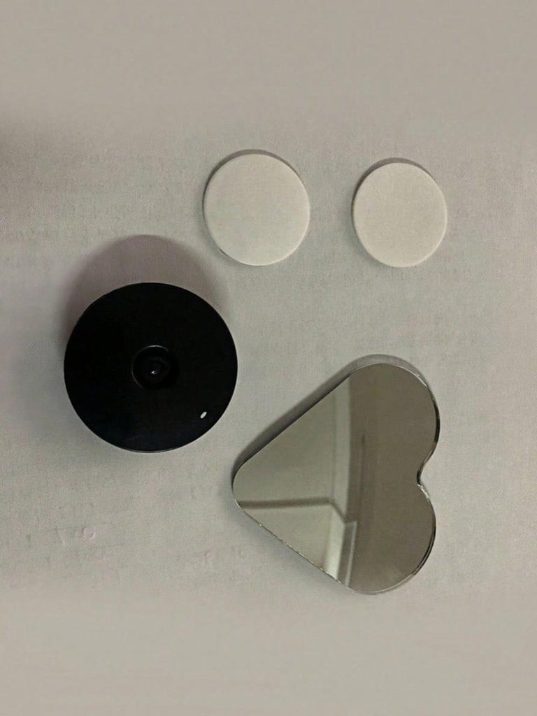 1 Coppia Specchietti Retrovisori per Angolo Cieco Auto a Forma di Cuore, Specchio Convesso Grandangolare a 360°, Specchietto Ausiliario Parcheggio Universale Senza Cornice