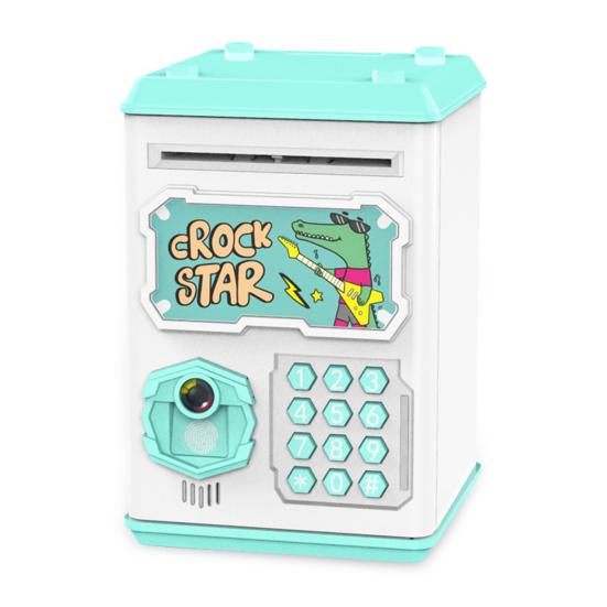 Electronic Piggy Bank Password Fingerprint Face Recognition Safe Large Money Coin Saving