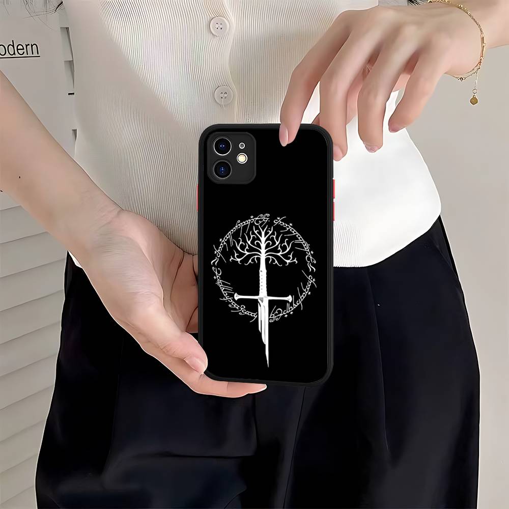The Lord Of The R-Rings Phone Case For IPhone 16e 16 15 14 13 12 11 Pro Max X XS MAX Plus Spuerstar Matte Cover
