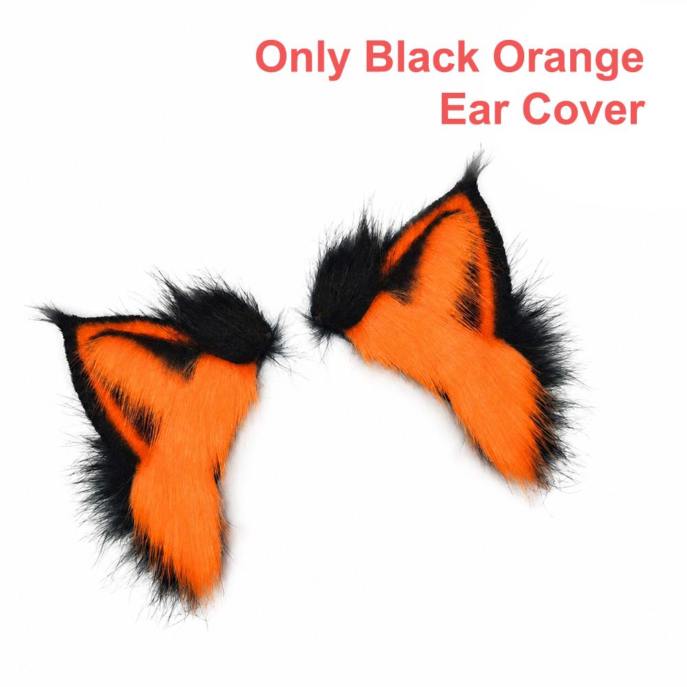 Fluffy Electric Fox Ear Headband Rechargeable Cosplay Headpiece Anime Accessories