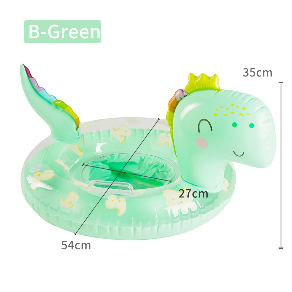 Baby learns to swim inflatable seat with handle and interactive swimming ring with water gun
