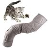 Cat Tunnel Toy Large Space S-shaped Collapsible Play Tubes Warm Bed Resting And Playing Interactive Toy Pet Kitten Warm Tunnel Tube House Cat Supplies