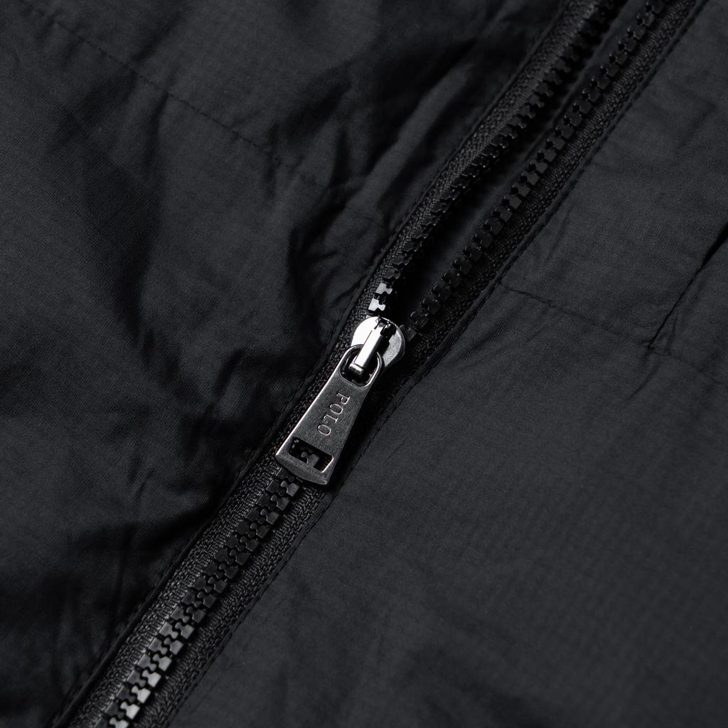 Polo Ralph Lauren FW22 Solid Color Logo Embroidered Hooded Zip Jacket Men Jackets Black 710850708-001