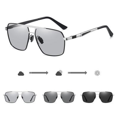 aoron Metal Frame Photochromic Polarized Sunglasses Outdoor Driving Fishing Sport Glasses UV400 Eyewear