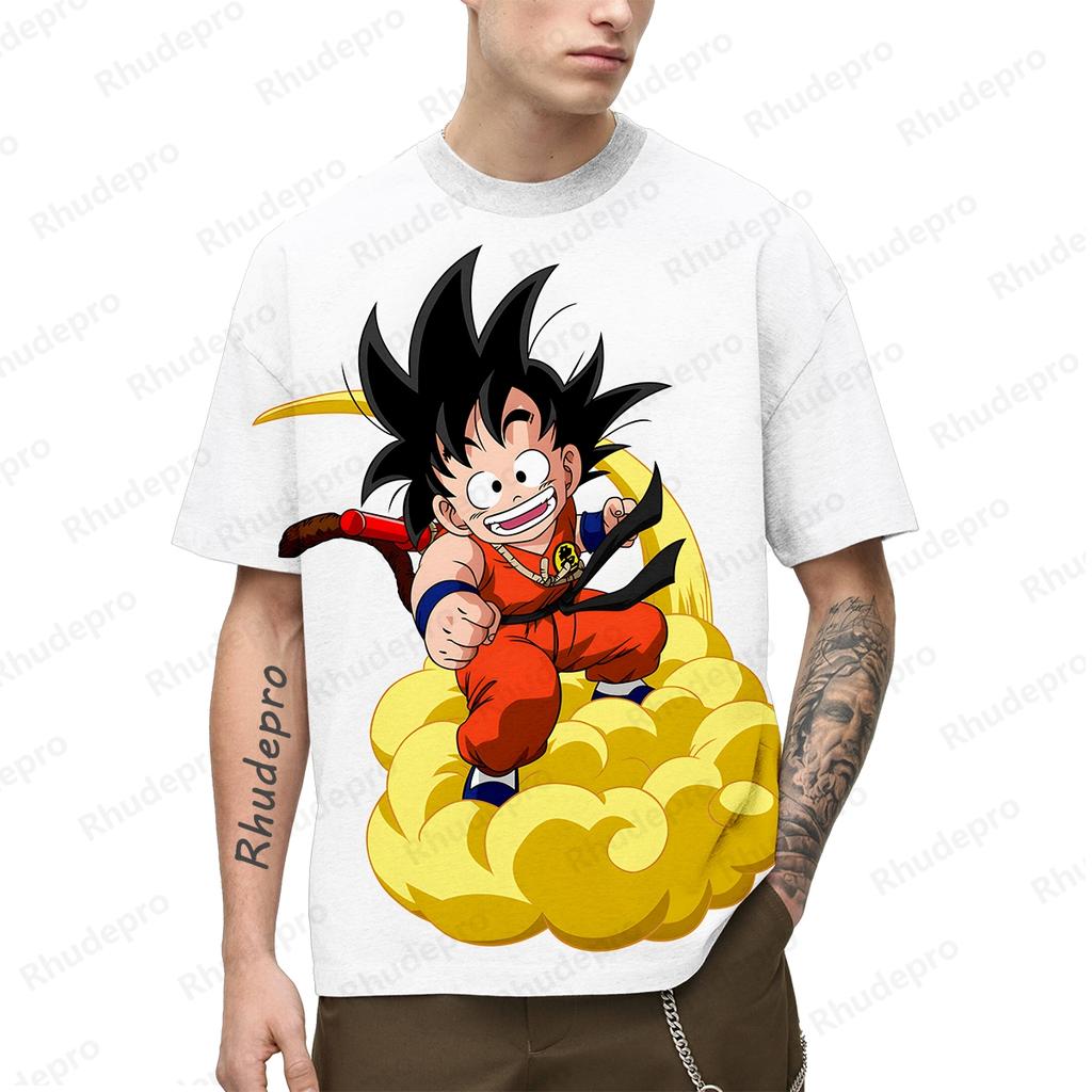 Japanese Anime Super Saiya T-shirt Men Y2k Goku Short Sleeve Children's Men's 100-5XL 2024 T-shirts Oversized Fashion Streetwear