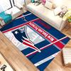 New England Patriots (1) Rug Suitable For Living Rooms Bedrooms Computer Rooms Dining Areas And Placement Under Tables And Chairs Also An Ideal Choice