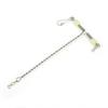 10pcs Stainless Steel, Bds Balance T Shape   erhu instrumento 3 Luminescent fishing tackle s Snap Fishing Connector Tackle