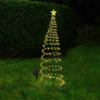 Outdoor Wasserdicht Solar LED Bunte Weihnachtsbaum Dekoration Solarbetriebene Lichterkette Neujahr 2023 Ornament Gartendekoration