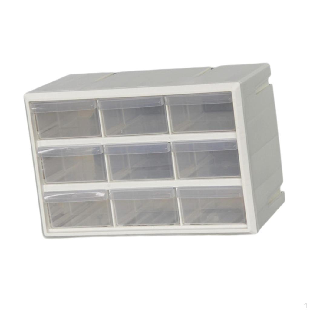 9 Drawer Storage Organizer Cabinet Bead for Storing Nuts and Bolts