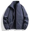 Large Size New Hoodless Stand-up Collar Jacket Men's Spring and Autumn Tide Brand Outdoor Casual Jacket