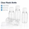 4PCS 60ML Small Plastic Bottles Ginger Shot Bottles With Caps Mini Juice Bottles Reusable Liquid Bottle Container Leak Proof