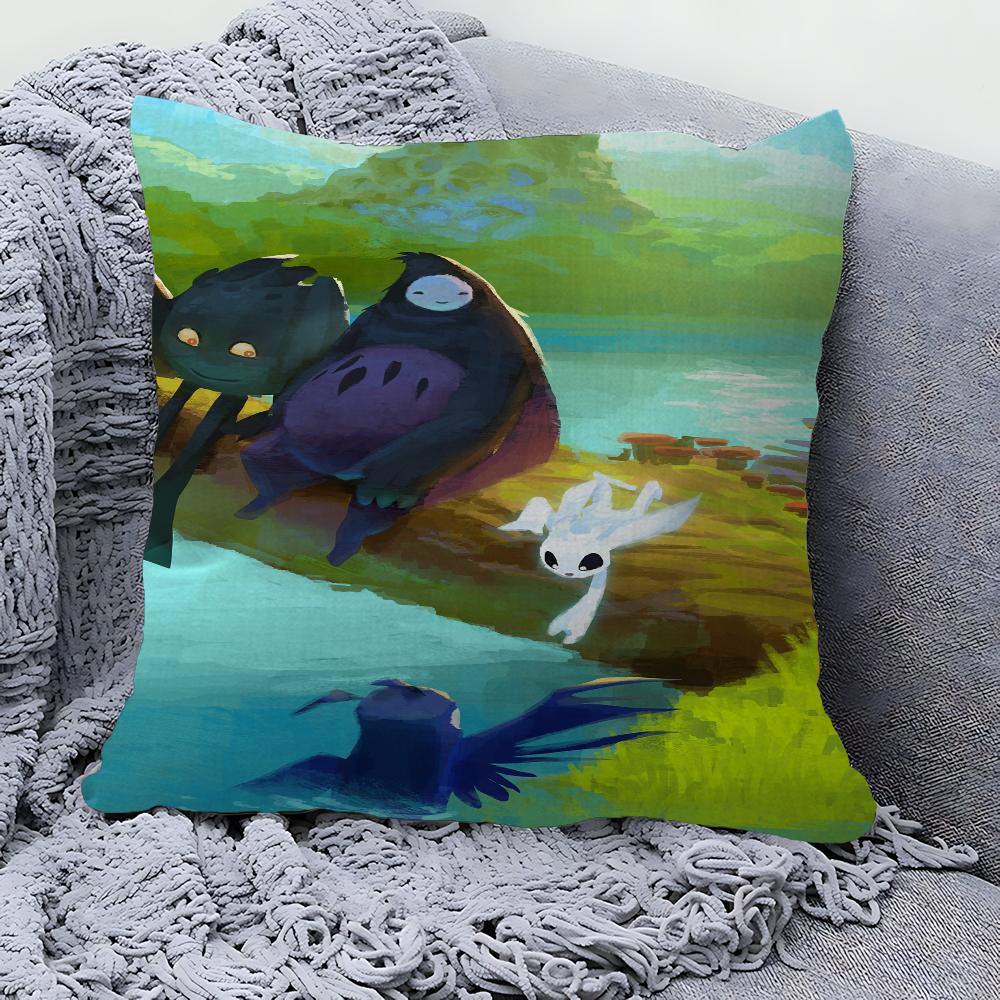 Ori And The Blind Forest Cushion Cover Inches Farmhouse Decor Home Throw Pillow Covers For Couch Decorations