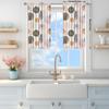 2pcs Simple and Stylish Pattern Printed Curtains   Suitable for Family and Friends   Shade the Sun and Protect Privacy