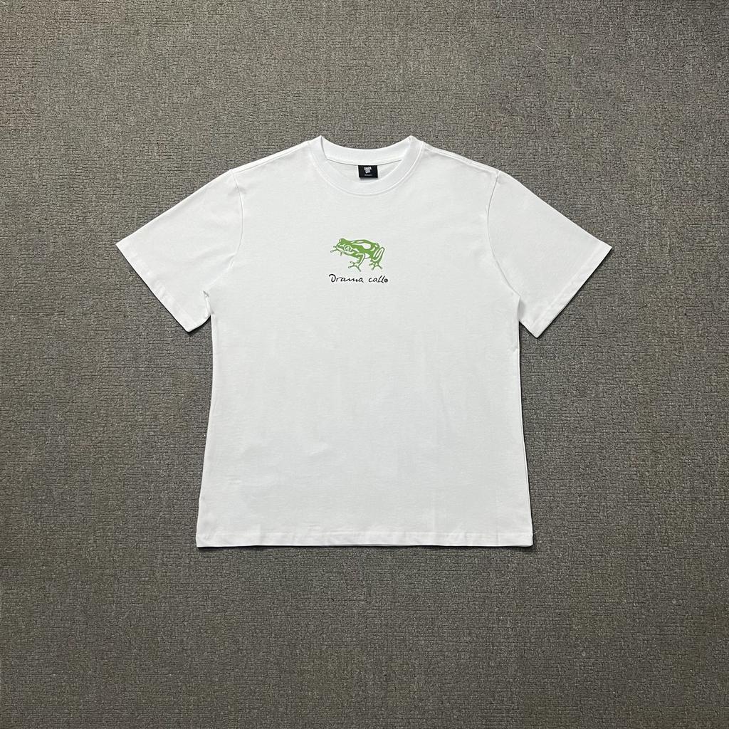Cross-border Foreign Trade European and American High Street Drama Tide Brand Simple Letter LOGO Printing Men's and Women's Casual Loose T-shirt