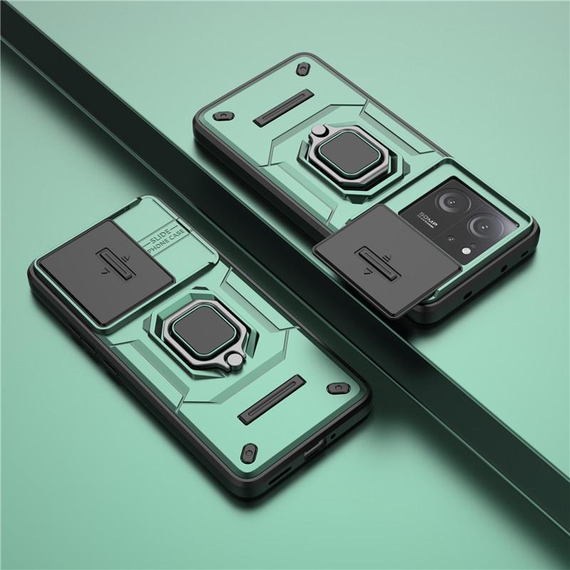 

For Xiaomi 13T Cover For Xiaomi 13T Pro 5G Case 6.67 inch Lens Protection Shockproof Push window Magnetic Holder Bumper For Xiaomi 13T