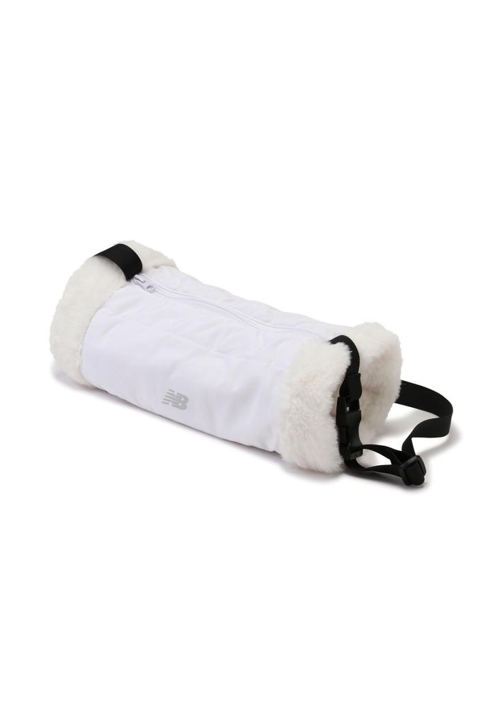 hand warmer fake shoulder Golf cold protection FR [New Balance] Women's (back side fur, adjustment) / / 012-3283509 030_White