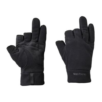 Windstopper Fleece Gloves 3 Black XL [Shimano] Gore-Tex GL-031W