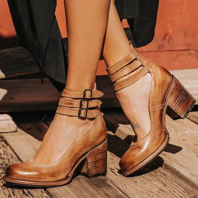 Pumps flacher Mund 2026 Schuhe Sandalen Damen Beige Hohe Absätze Mode Neueste Afrikanisch 12cm Block Riemen Quadratischer Absatz Reißverschluss
