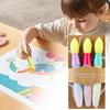 Painting Brush With Comfort Thick Handle For Card Making Kid Toy Art Supplies Environmentally Friendly Drawing Art Stationary