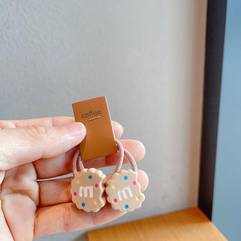 Children's Cute Candy Biscuit Elastic Hair Ties - Baby Hair Accessories
