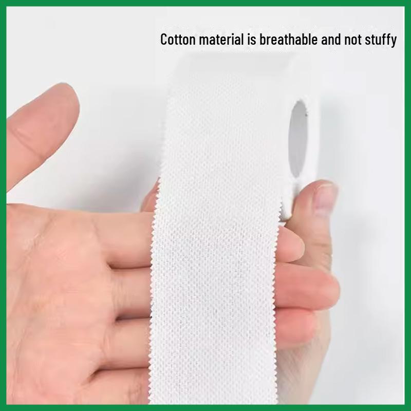 White Serrated Edge Sports Tape: Fine Cotton Wrist & Elbow Bandage