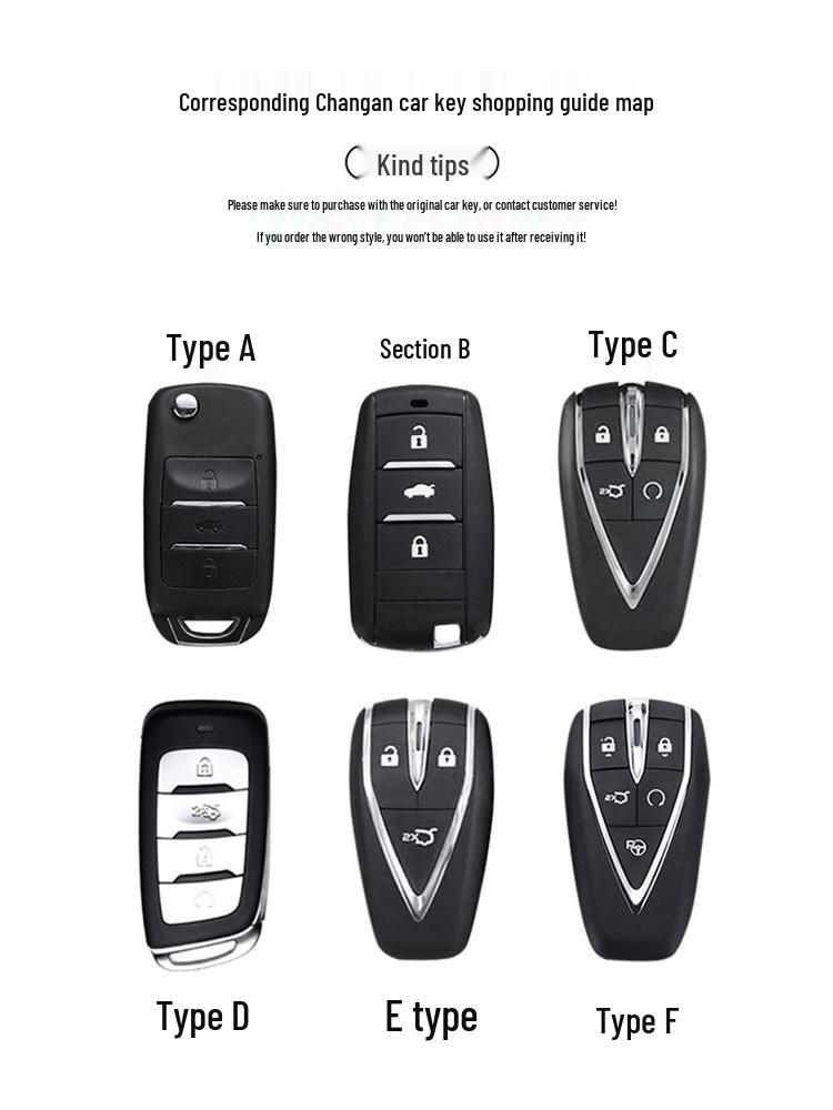 Changan Yumi Key Cover for Yidong XT, Yuexiang V7, Benbenestar, Yida Lumin, CS15, and Cheng Rui CC