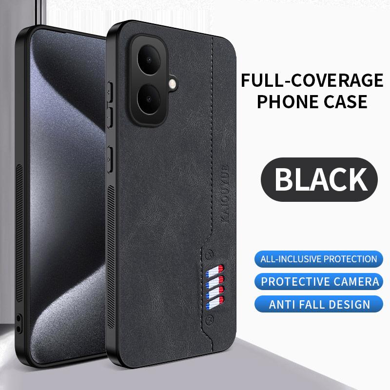 Stitching Color Retro Matte Leather Case For Infinix Smart 10 9 8 Zero 40 GT 30 Pro Full Cover Camera Protector Anti Slide Shell