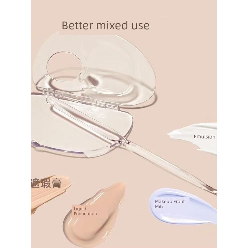 Makeup Makeup Liquid Foundation Storage Device Color Test Acrylic Palette Makeup Artist Special Blending Plate Transparent