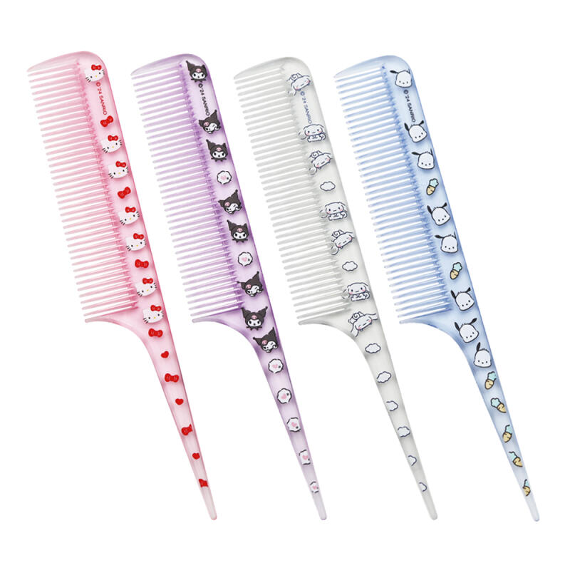 Прозрачная расческа-хвост с персонажами Sanrio, 4 вида (выберите 1) Pochacco
