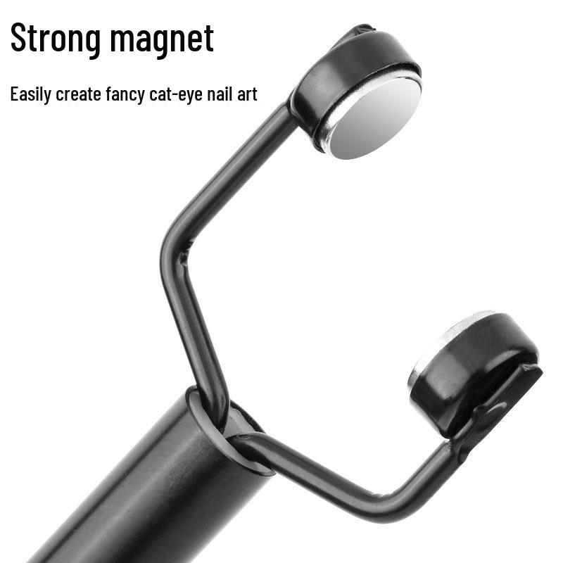 Multifunctional Cat Eye Magnet Nail Gel Tool - Y-Shaped, Cylindrical & Super Strong