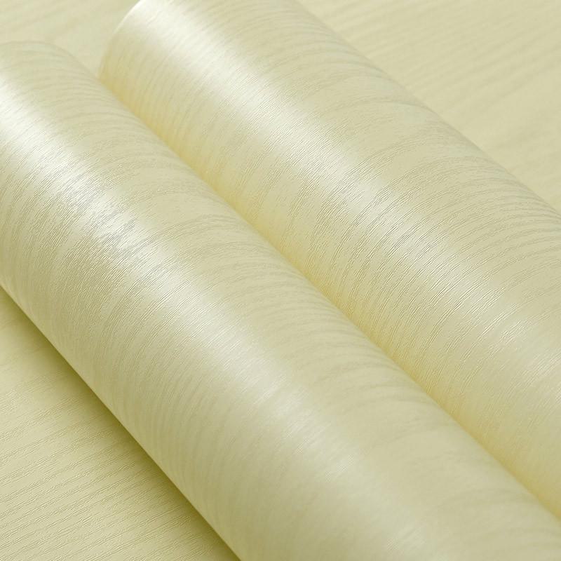 

Водостойкие самоклеящиеся обои с имитацией древесной текстуры для ремонта мебели и декора 120cm×1 rice бежевый