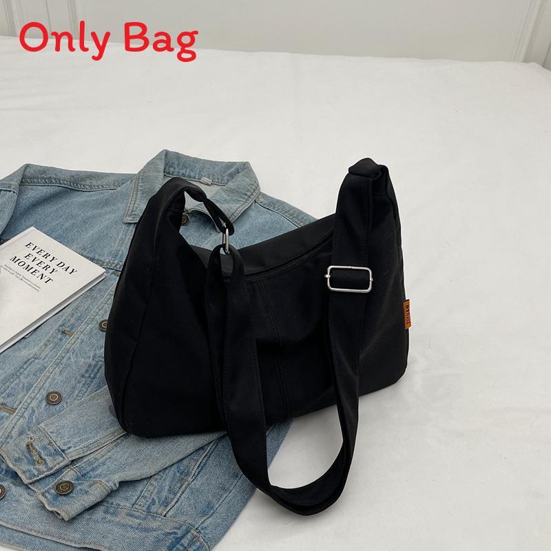 Oxford Cloth Saddle Bag For Women With Zipper Closure For Daily Use