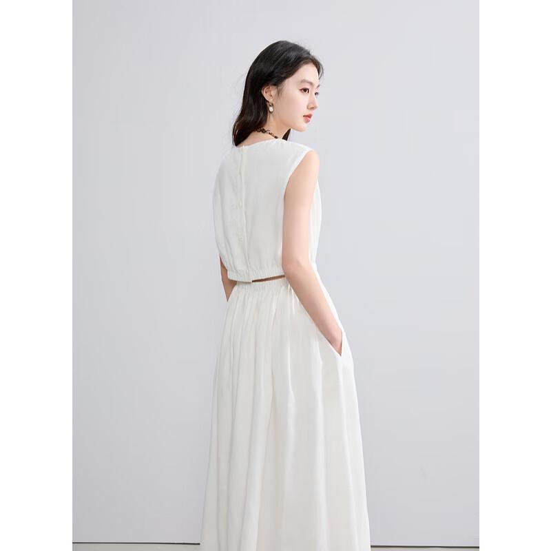 

SANCYL Lyocell Linen Sleeveless A-line Maxi Dress XL