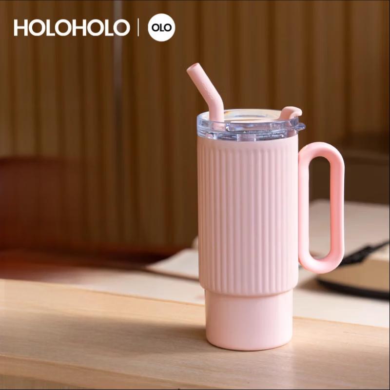 HOLOHOLO RM-01 316 Stainless Steel Insulated Straw Mug 1000ml
