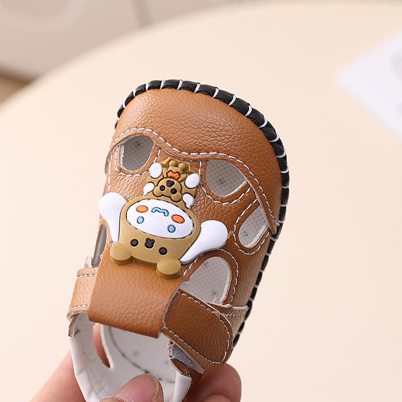 Spring and Summer New Soft-soled Baby Shoes Male 3-7-9 Months 0 1 1/2 Years Old Infant Sandals Female