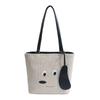 Corduroy Tote Bag Women's Shoulder Bag Large Capacity Multi-Function Backpack