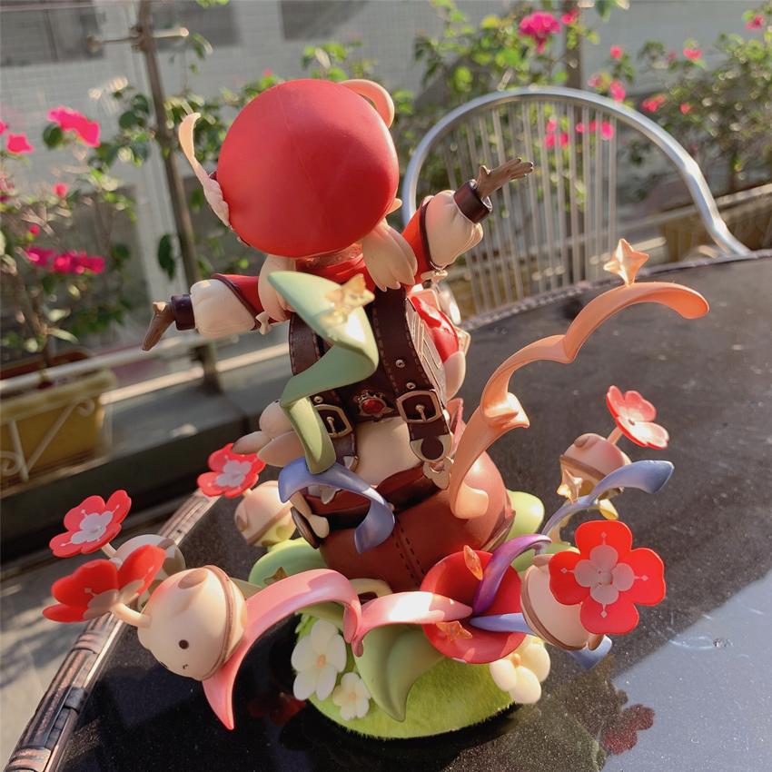 18CM Genshin Impact Klee Ver Mädchen Figur Mondstadt Prächtig und Funken PVC Action Modell Spielzeug Sammlung Puppen Geschenke