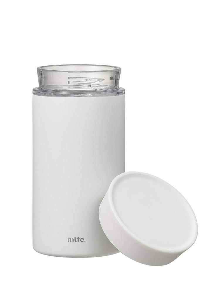 CB Japan Water Bottle, White, Dishwasher Safe, 240ml, Direct Drinking, Stainless Steel Bottle, Vacuum Insulated, EL Bottle, Mlte