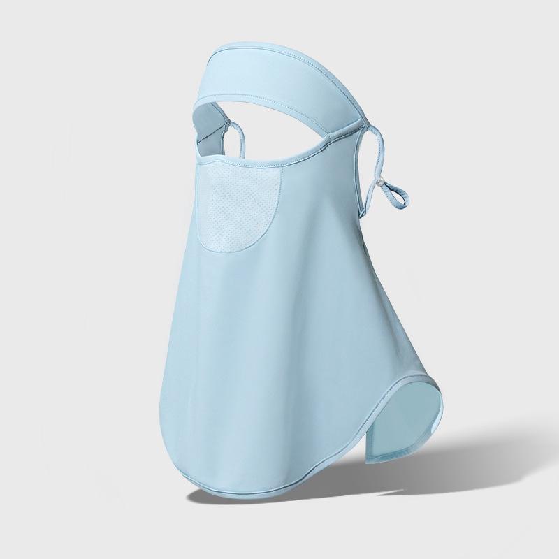 Blush Eye Corner 3D Sunscreen Mask: Breathable, UV-Protective Nylon Ice Silk for Summer Women