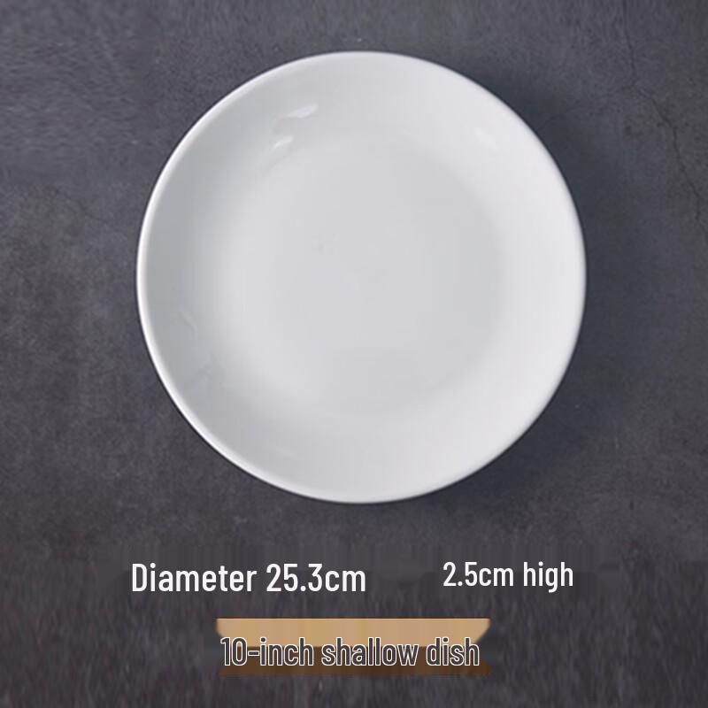 

Tianyajing Pure White Ceramic Dinner Plates