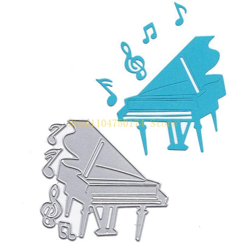 Piano Metal Cutting Dies Stencil Scrapbooking DIY Album Stamp Paper Card Embossing Decor top sale