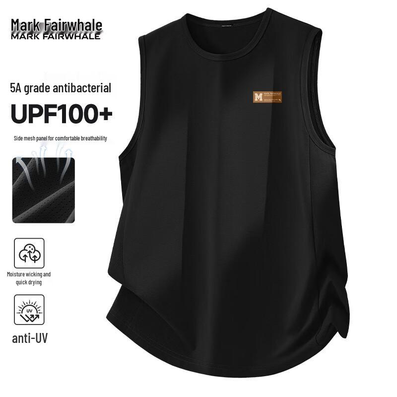 Mark Fairwhale Men s Anti-Bacterial Quick-Dry Sleeveless Sports Vest 3XL