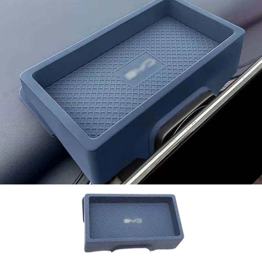 Cars Accessories Car Trument Screen Storage Box For BYD ATTO 3 YUAN UP Plus -2024 Central Navigation Screen Storage Box