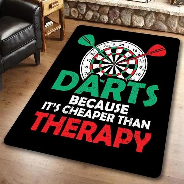 Playroom Dart Carpet for Living Room Bedroom Cafe Decorations Sofa Table Large Area Rugs Game Room Floor Mat Target Bullseye Pad