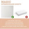 Cleaning sponge sheets, 2x compressed melamine sponge, kitchen and bathroom cleaning sponge, high-density sponge cleaner.