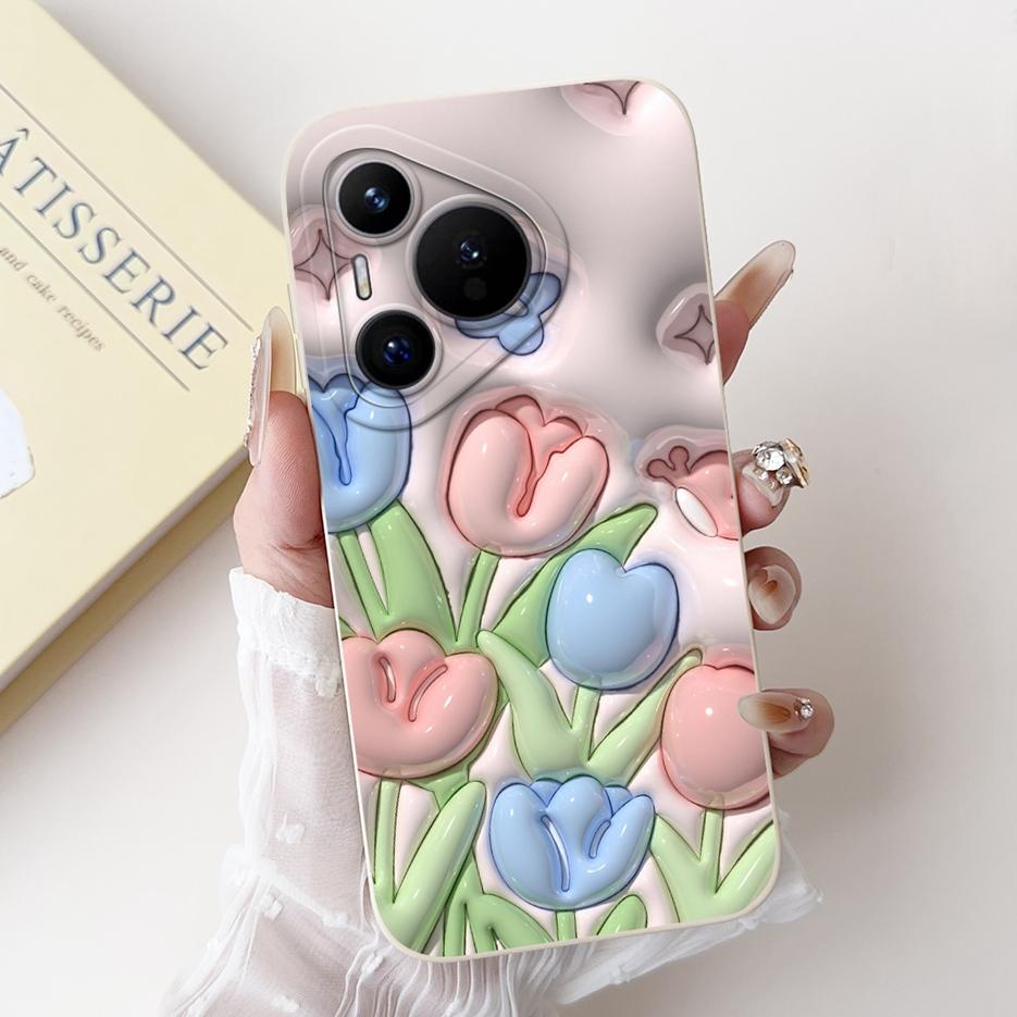 For Huawei Pura 70 Pro 5G Case Cute Cartoon Cover Shockproof Soft TPU Phone Cases For Huawei Pura 70 Pro Plus Pura70 Pro+ Fundas